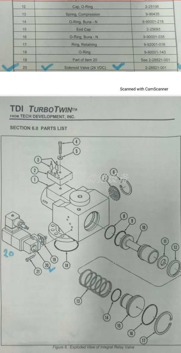 Starting Solenoid Valve 2-28821-006 Motor Accessories