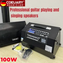 8-inch Professional Guitar Playing Singing Speakers 100W Outdoor Saxophone Music Box Caixa De Som Bluetooth Speaker Subwoofer