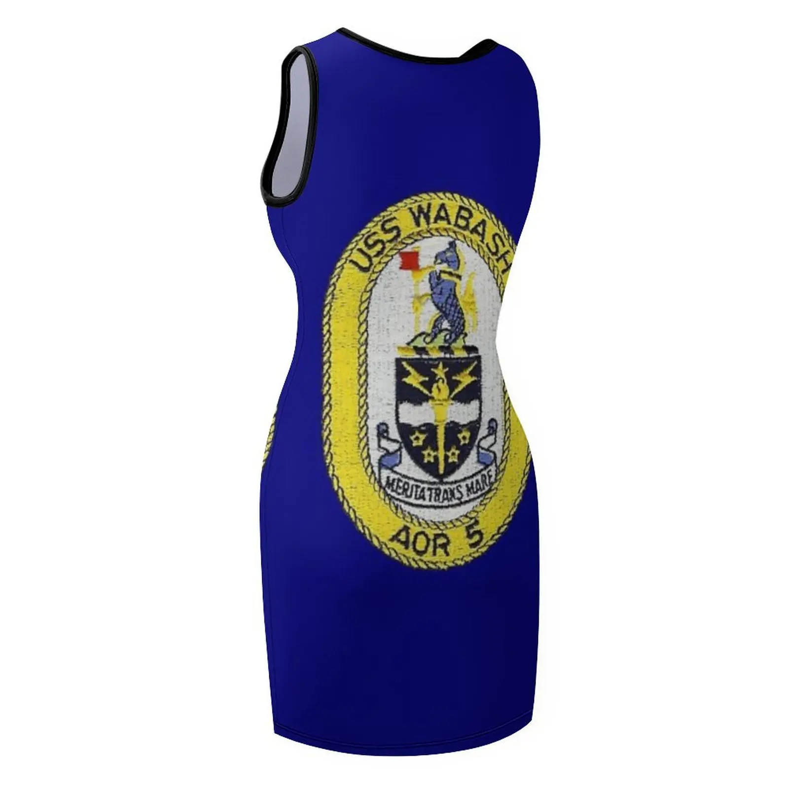 USS WABASH (AOR-5) magasin de navire sans manches robe d'été vêtements pour femmes robes pour fête de mariage robes de soirée femmes vêtements pour femmes