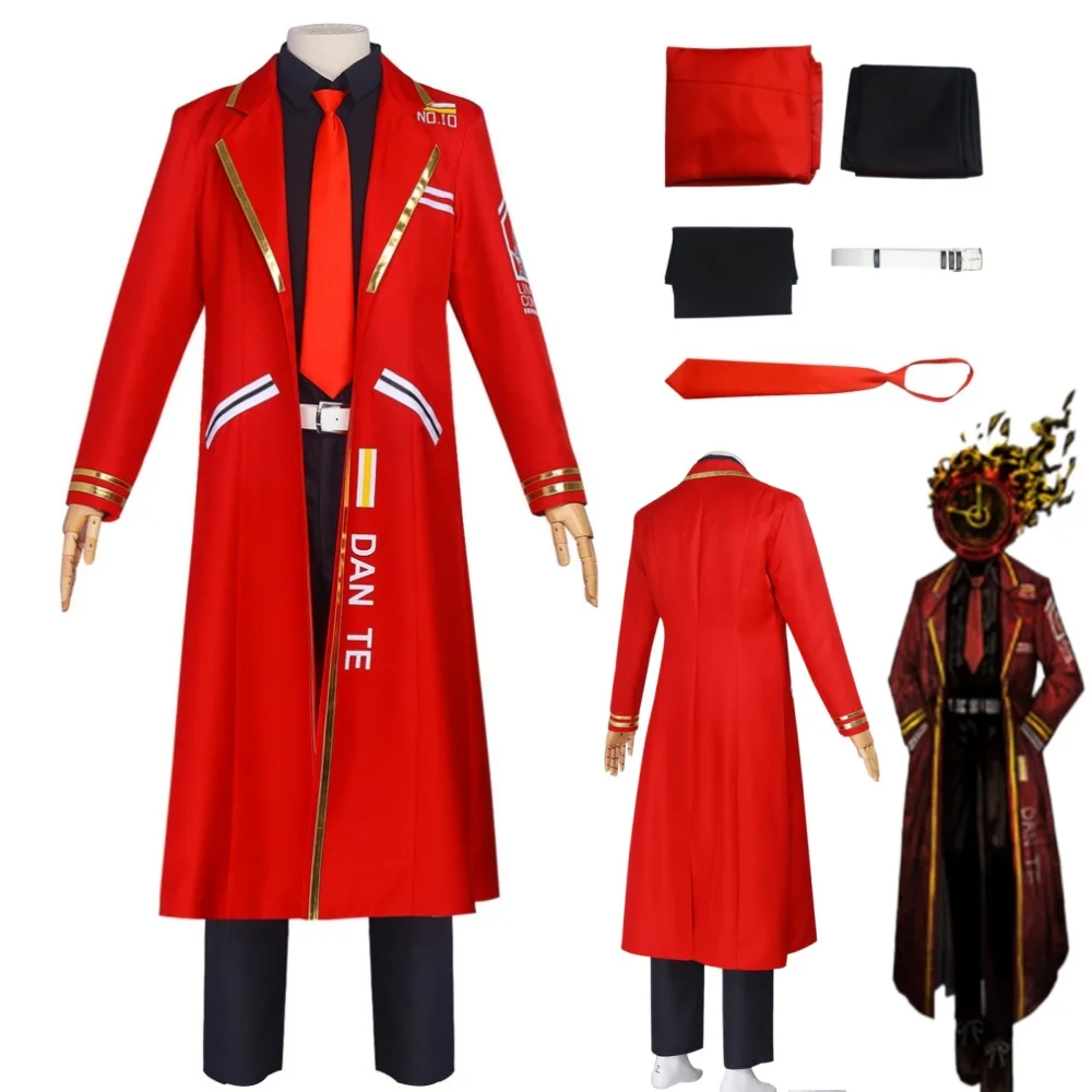 

Dante Cosplay Costume Limbus Dante Coat Top Shirt Pants Outfits Anime Game Role Play Suits