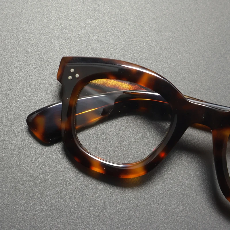 Gatenac Handmade Acetate Glasses Frame Men 2025 New Quality Vintage Eyeglasses Frame Women Retro Luxury Brand Designer Eyewear