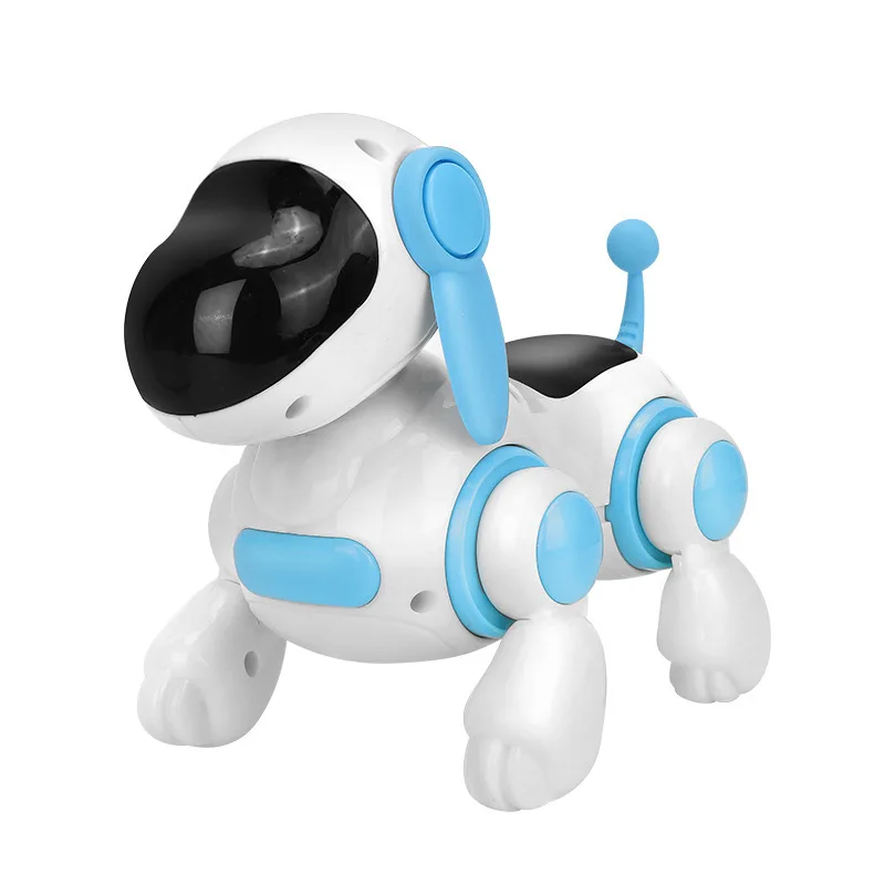 Customizable Brand Label Cross-Border Electric Walking Music Dog Toy Educational Crawler Realistic Pup Wholesale For Kids