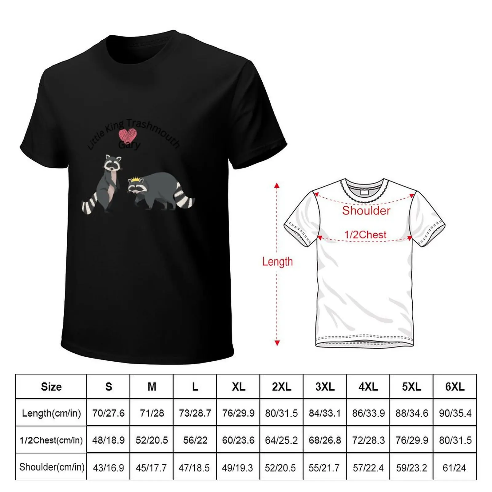 Little King Trashmouth and Gary T-Shirt Casual Basic Short Sleeve T-Shirt