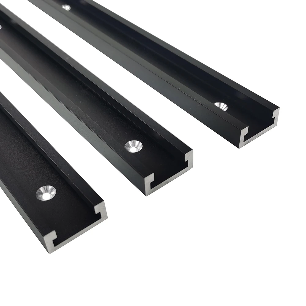 30 Type T-Slot Miter Track Jig Fixture Slot Connector Aluminum Alloy Woodworking Chute1 Rail 300-1220mm DIY Tools for Saw Router