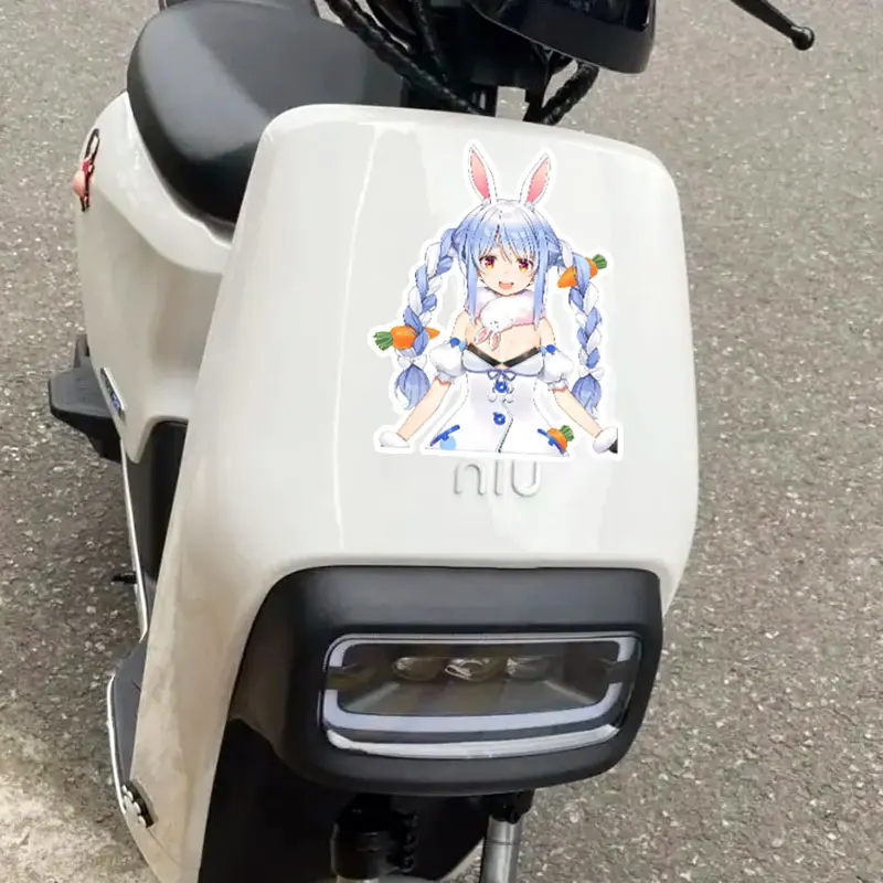 HOLOLIVE pegatinas de animación de personajes periféricos, pegatinas impermeables para ordenador, motocicleta y equipaje