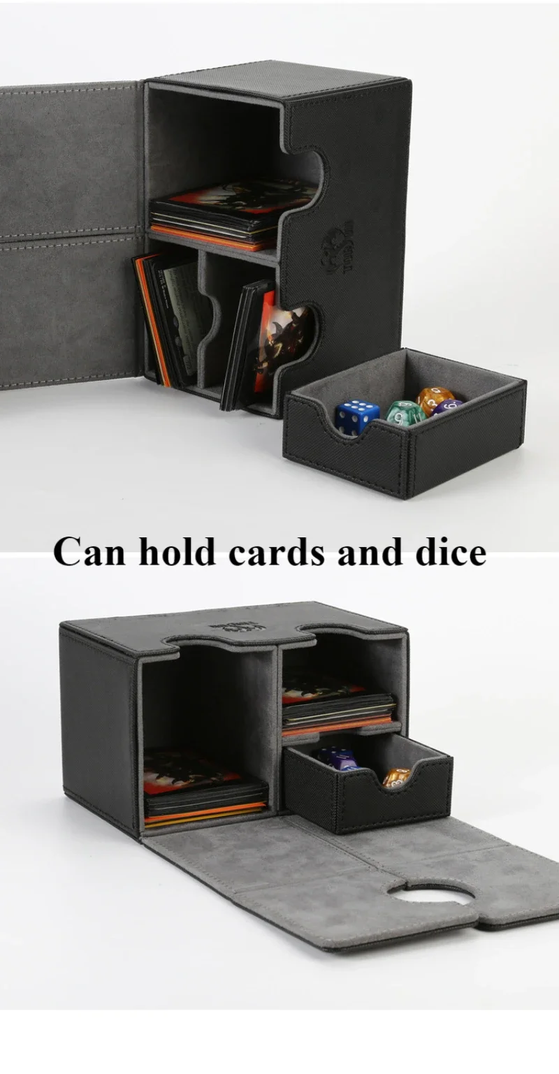 mtg card holder box Leyzan Trading Storage Box, 3200 Count Cardboard Storage with Divider for Sports, Tcg, Card(1 Pack) : Toys & Games simply unfold it and immerse yourself in the game world. Cardkingpro