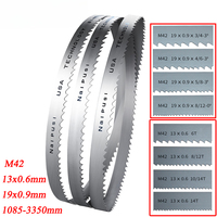 1140 1735 1826 2240 2750mm M42 Bi-Metal Band Saw Blade 13 19mm Bimetal Bandsaw Blade Cutting Hardwood, Metal 1/2\