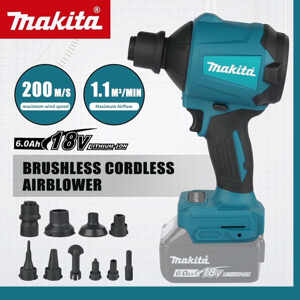 

Makita Power Tools DAS180 High-power Air Dust Removal Gun for Blowing Dust in Narrow Spaces Power Tools