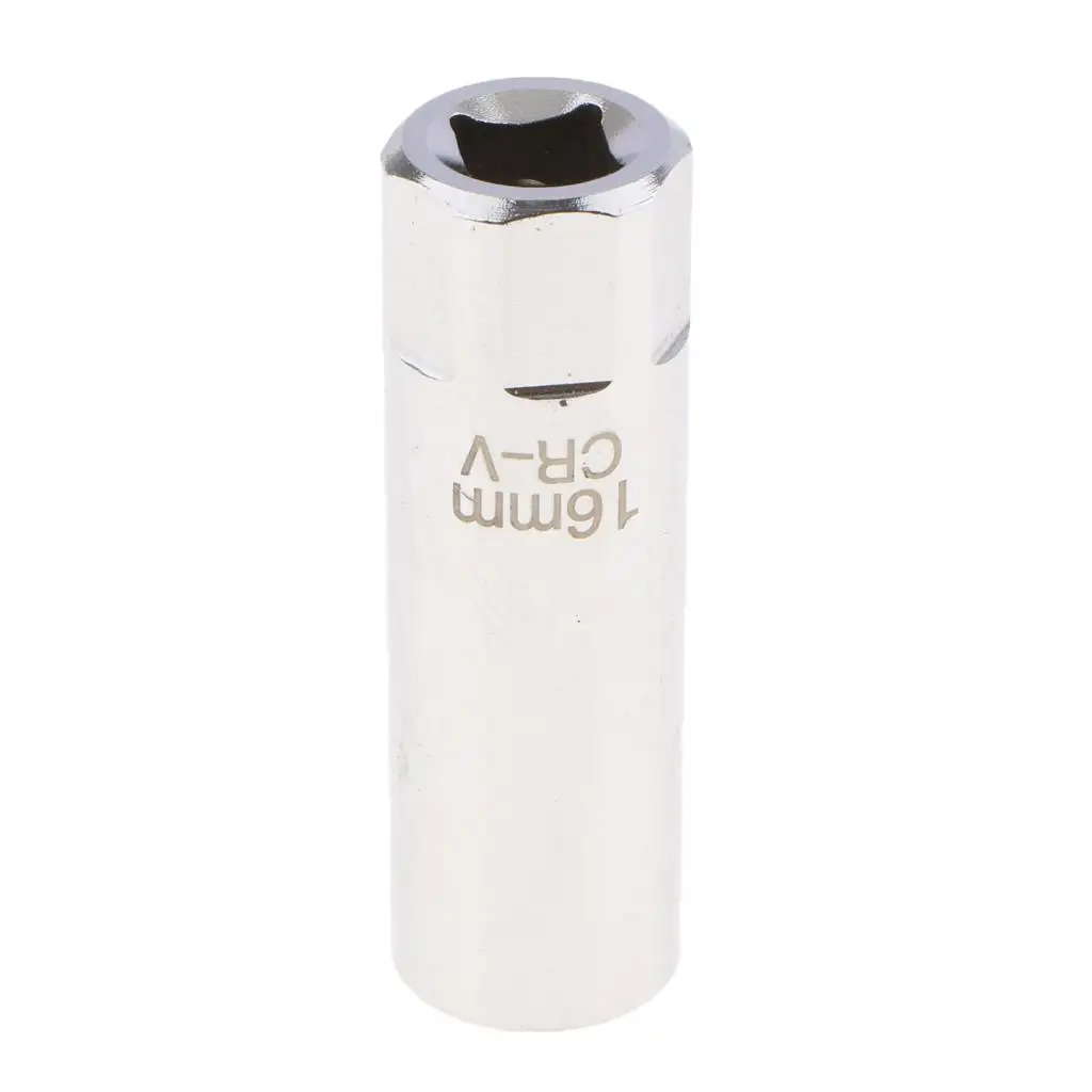 14mm Thin Wall High Power Spark Plug Spanner Socket Tool Silver Car Socket for N54 N55 N20 N26 S55 N63 B46 B48 B58