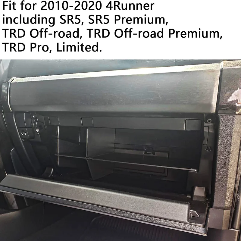 Car Products Fit  For Toyota 4Runner Accessories 2010-2022 2023 Central Console Storage Glove Box Holder Tray Interior Parts