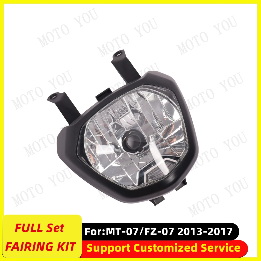 

Передняя фара мотоцикла в сборе, фара, подходит для Yamaha MT07 MT-07 FZ07 2014-2017 2015 2016