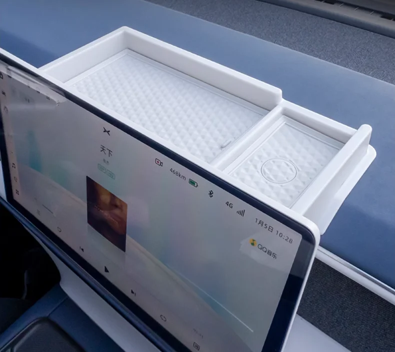 

Armrest Storage Box For Xpeng G6 Car Central Armrest Storage Box Content Center Console white Interior storage box accessories