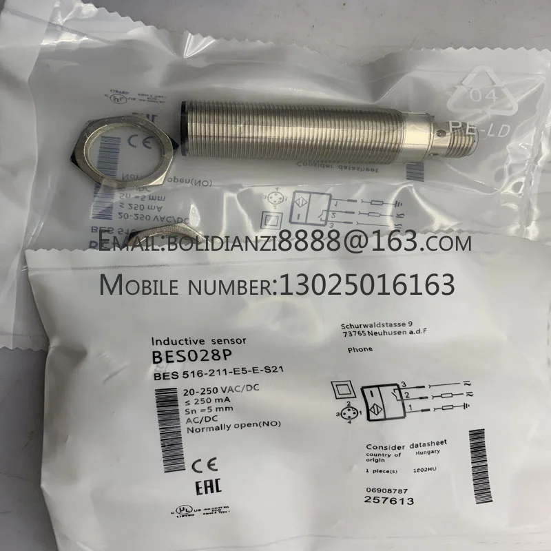 

Новый датчик приближения BES029T BES 516-215-E5-E-S21 Гарантия один год Точечный товар