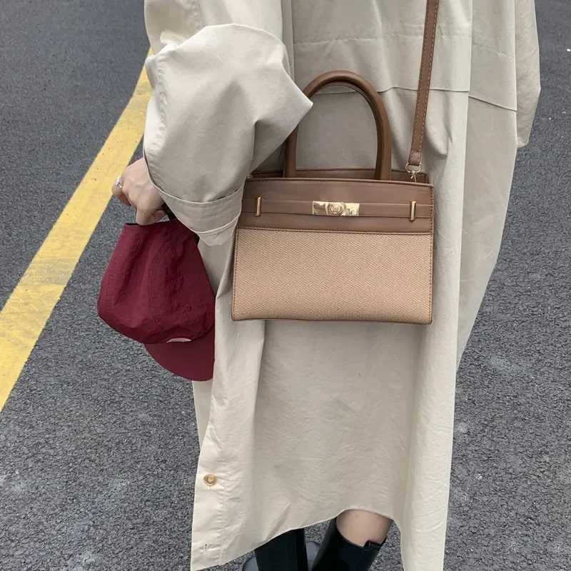 Small Square Bag Soft Leather High End Fashion Shoulder Bag Messenger Handbag For Women Spring Summer 2025 New Style Ins view 3