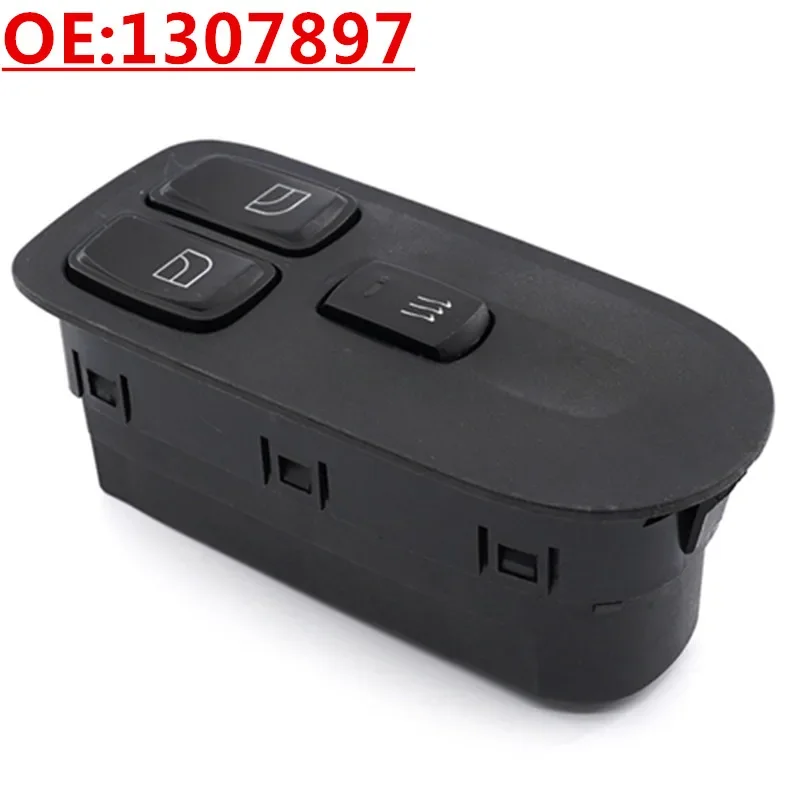 

Новый OE: 1307897 подходит для аксессуаров для грузовиков DAF, переключатель подъемника автомобильного стекла, переключатель регулировки стеклоподъемника