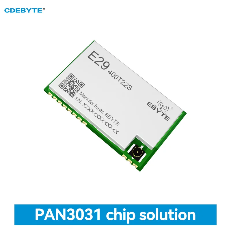 PAN3031 Wireless Module ChirpIoTTM Spread Spectrum Technology 22dBm 5KM CDEBYTE E29-400T22S UART Module Stamp Hole/IPEX SMD