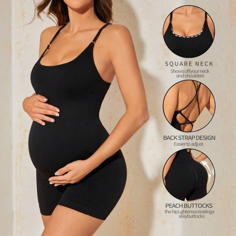Pregnant Bodysuit Sexy Shapewear Boxer Briefs Tummy Control Full Shaper Slimming Sheath Butt Lifter Thigh Slimmer Abdomen Corset