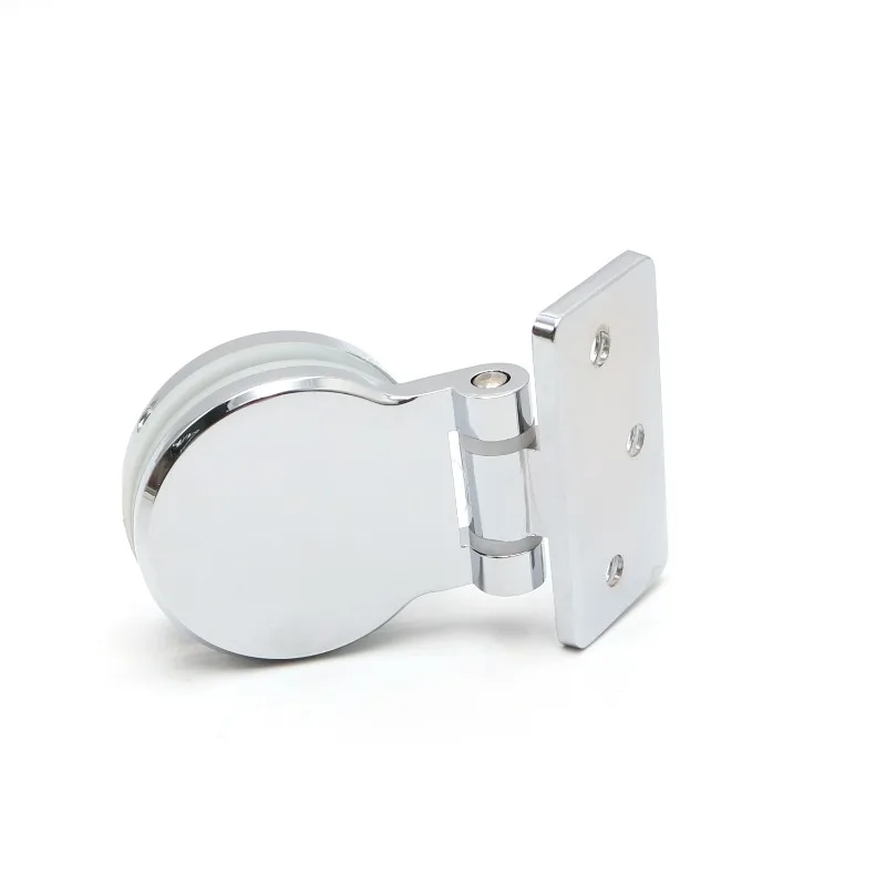 For Shower Room Glass Door Hinge Glass Partition Code Round Bead Metal Glass Hinge Stainless Steel Cabinet Door Fixing Clip