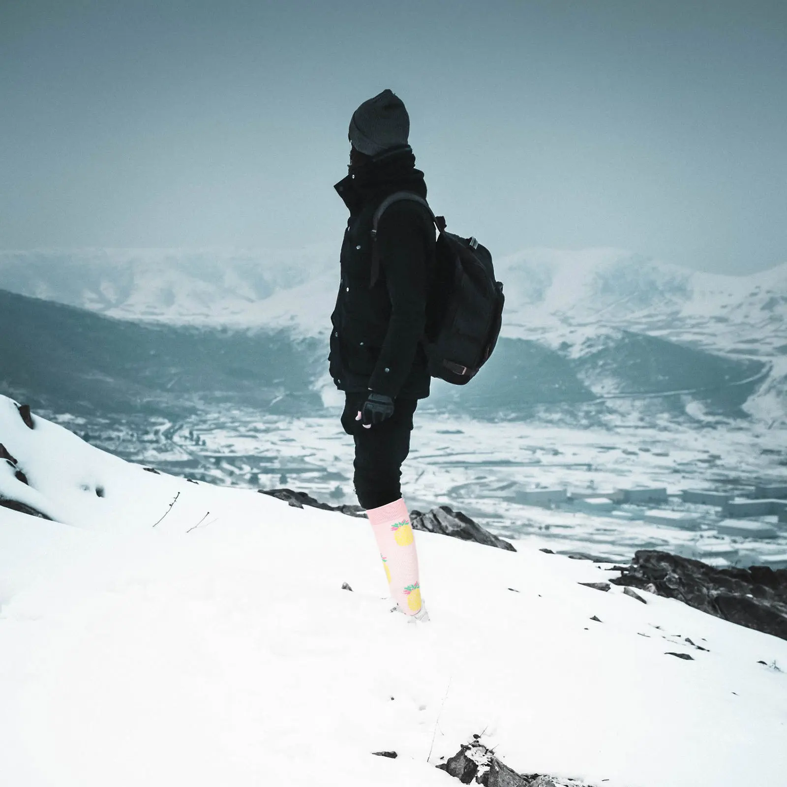 

3 пары компрессионных носков, износостойкие, приятные для кожи носки с поддержкой ног для альпинизма, катания на лыжах, сноуборда, кемпинга