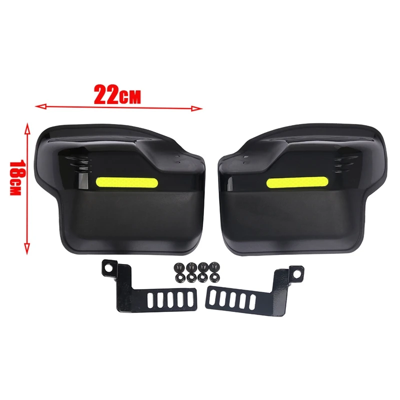 2Pcs Motorcycle Handle Hood Electric Moto Hander Grip Windshield Windproof Rainproof Sunscreen Protection Protective