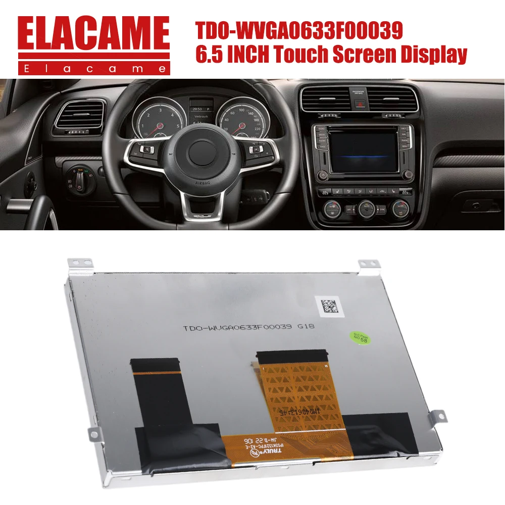 

OEM Car Touch Screen Display Monitor TDO-WVGA0633F00045 0039 0036 For VW MIB 2 200 680 682 STD2 ZR Player Navigation Parts