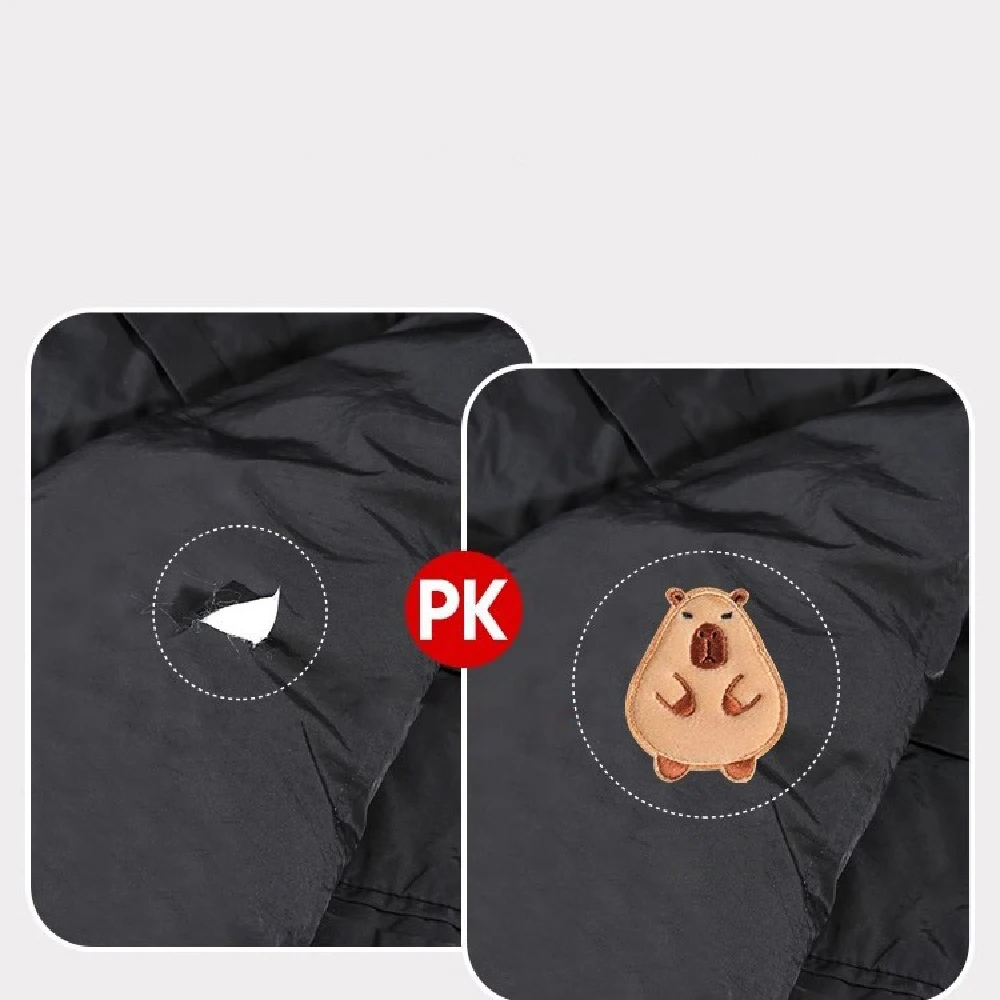 1 قطعة عصا لطيف على ملصقات التطريز الكرتون الحيوان ملصقات ذاتية اللصق للملابس DIY اكسسوارات الديكور