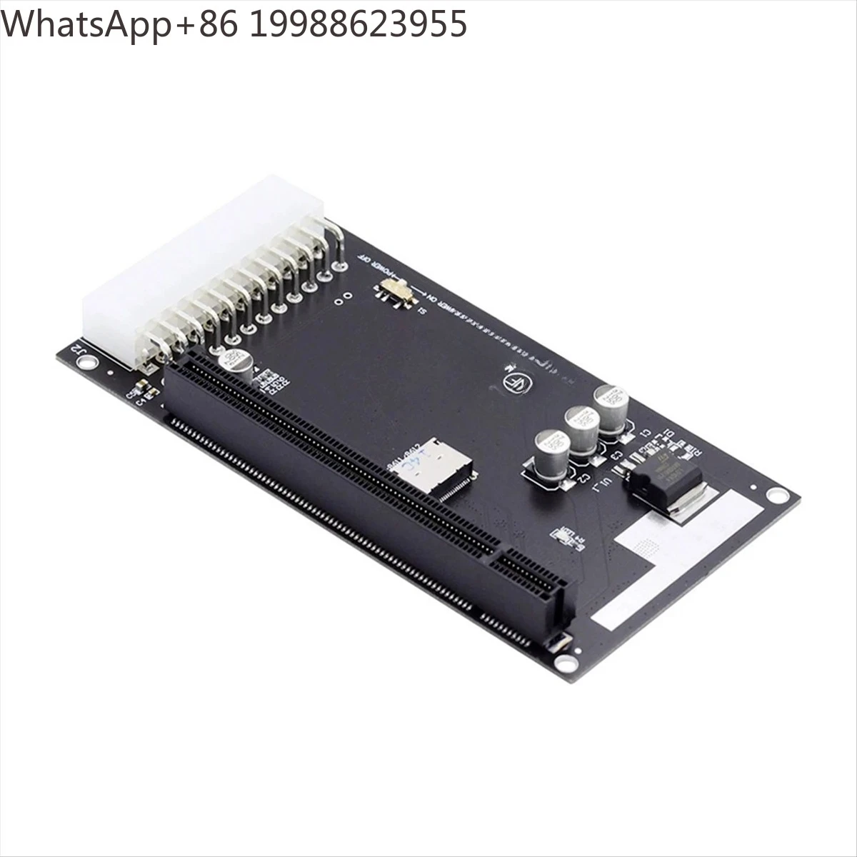 Hot sale 4X SFF-8612 SFF-8611 to PCIE PCI-Express 16X Adapter with ATX 24Pin Power Port for Graphics Card