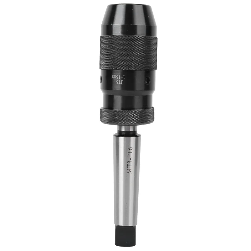 MT3 JT6 1-16MM Self Tighten Drill Chuck Automatic Locking Keyless Drill Chuck