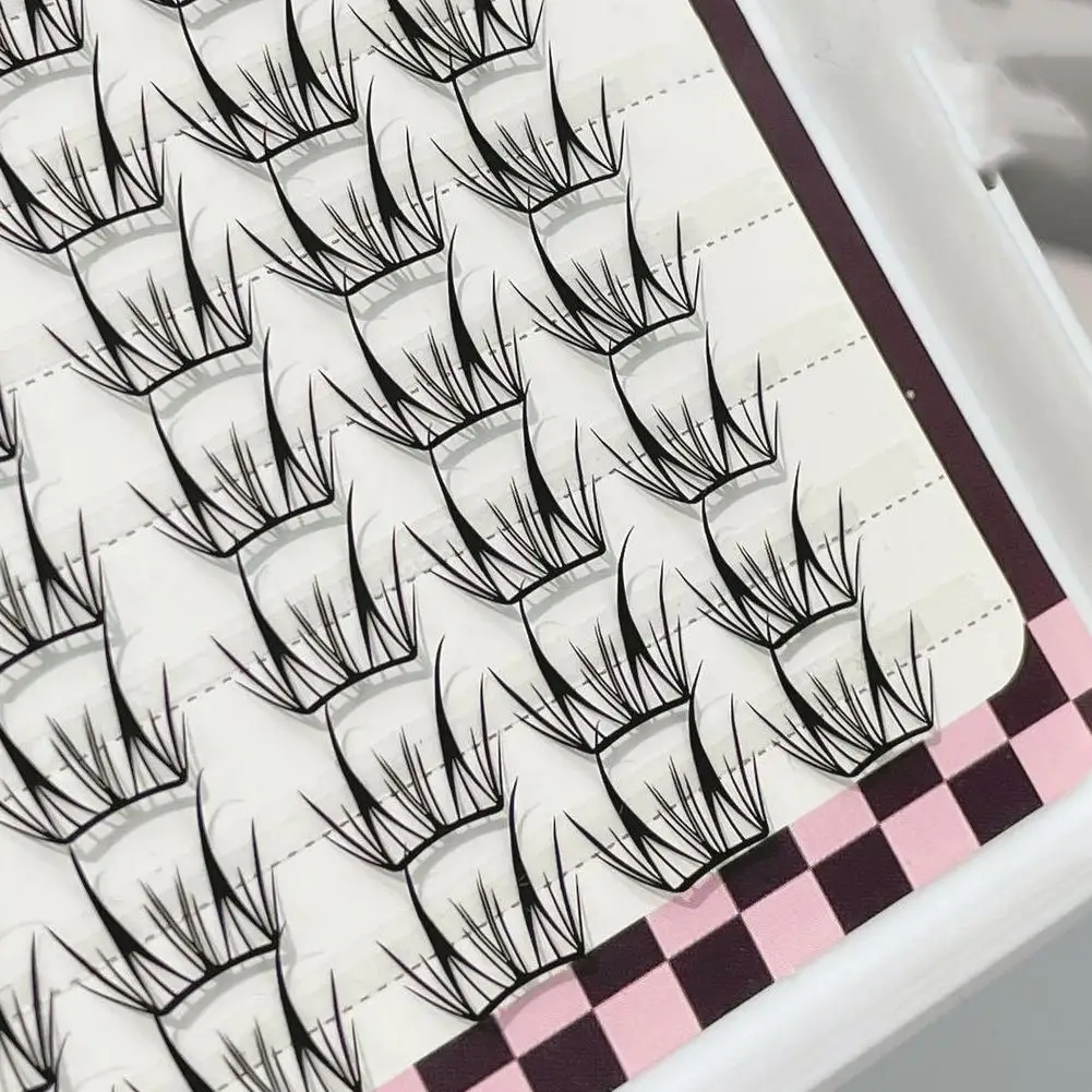 Segmented Eyelash Extensions Glue-Free Cluster Eyelash Self-adhesive Eyelash Grafting Beauty Makeup Single Cluster False Lashes