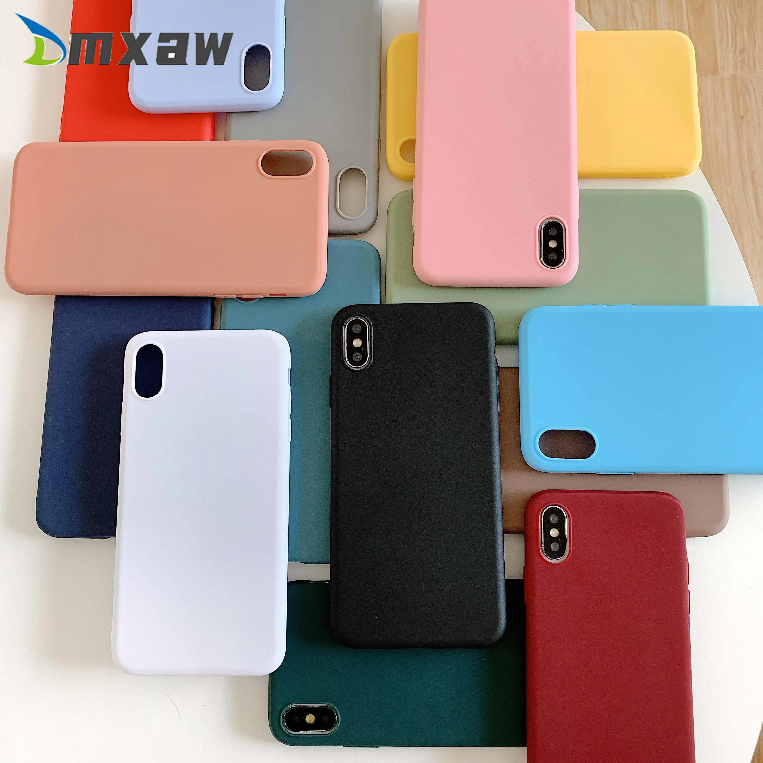 For Vivo S5 Y19 Z1 V17 Pro Neo Nex 3 A S V15 Pro Y17 Y15 Y12 Y11 X27 X23 Phone Case Cute Matte Solid Candy Simple Silicone Cover