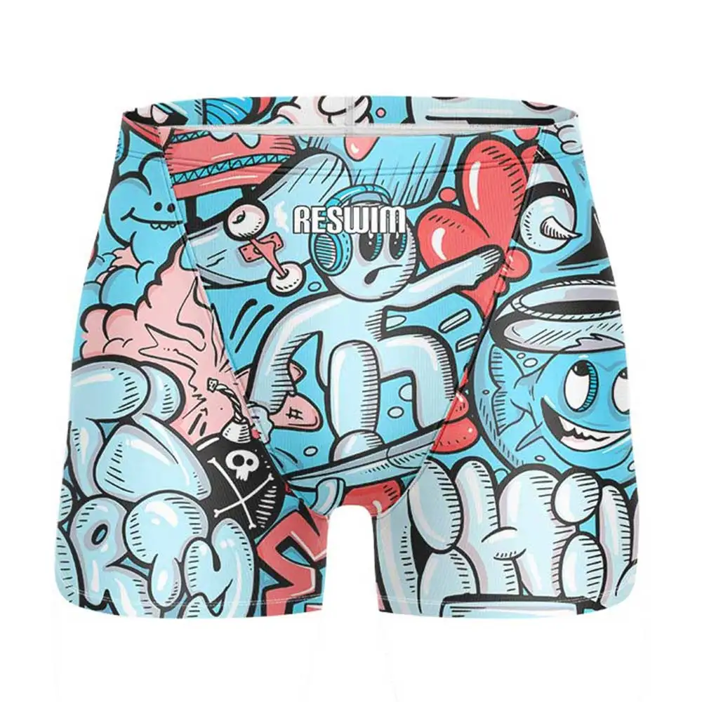 Summer Men's Swimm Shorts Jammer Swimsuit Short Chlorine Resistant Swimwear Swimming Trunks Beach Tights Gym Surfing Pants 2026