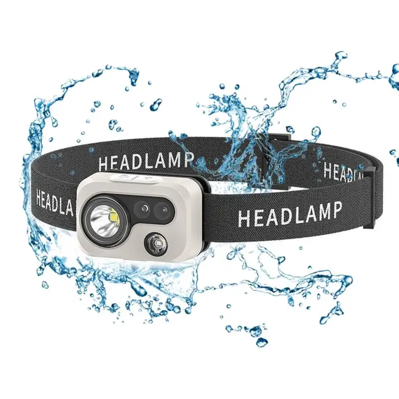 LED Rechargeable Headlamp High Bright Head Lamp With 5 Modes Headlight Waterproof Head Flashlight Camping Light