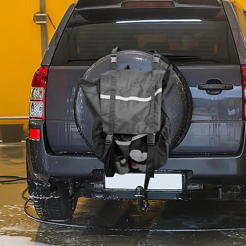 Truck Tailgate Trash Bag Cargo Storage Bag Thickened Waterproof Large Capacity Trunk Cargo Spare Tire Bag Overlanding Accesories