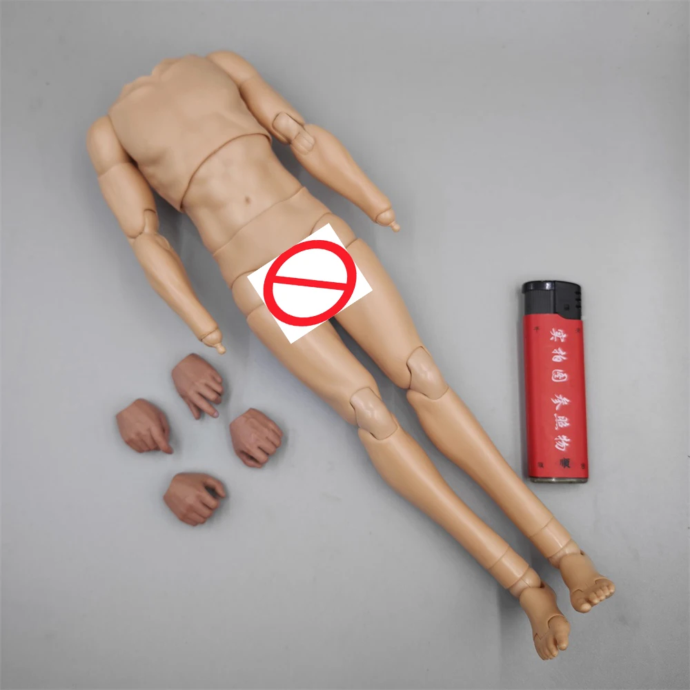 1/6th Male Soldier Doll Male Head Sculpt Carving with Neck Connector Caps Belt Accessories For 12" Doll Figure Collect DID GM656