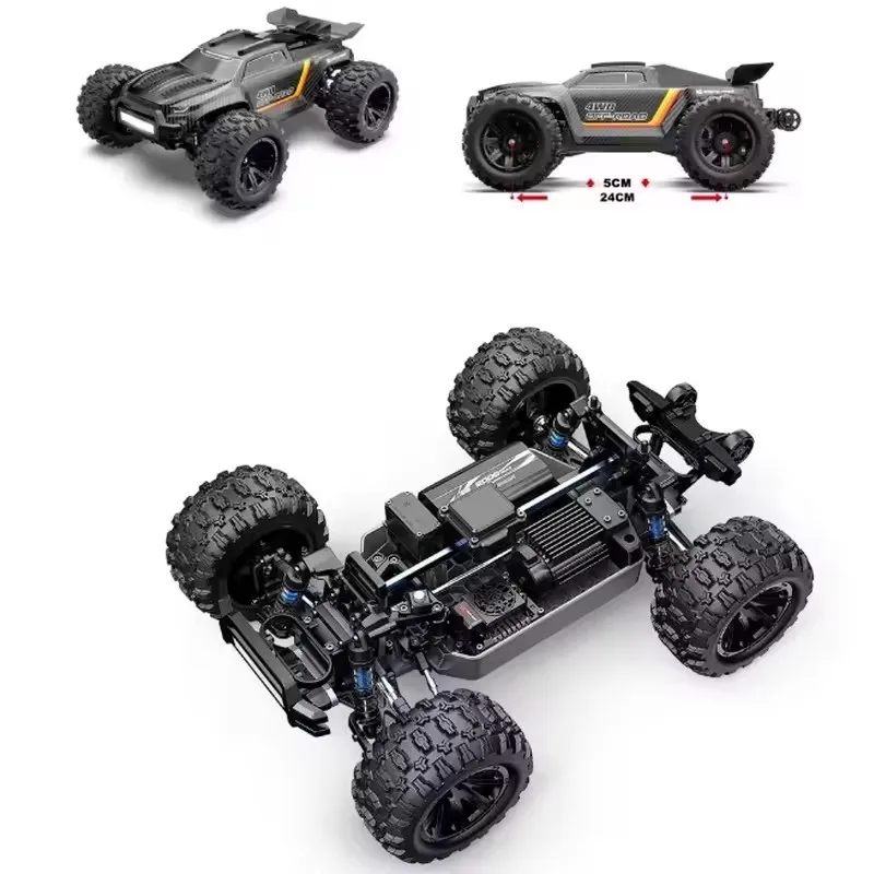 Carro de Controle Remoto 1/12 Brushless 2.4G 4WD 85km/h Veículo Off-Road de Corrida Brushless Carro de Alta Velocidade para Adultos/Crianças Brinquedo Presente
