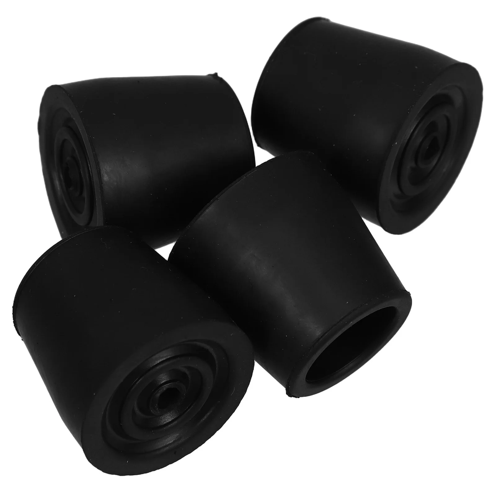 Embouts de marcheurs en caoutchouc antidérapants, 4 pièces, accessoires de canne de marche, protecteurs de sol, capuchons de pieds de chaise, pieds de Table et de meubles