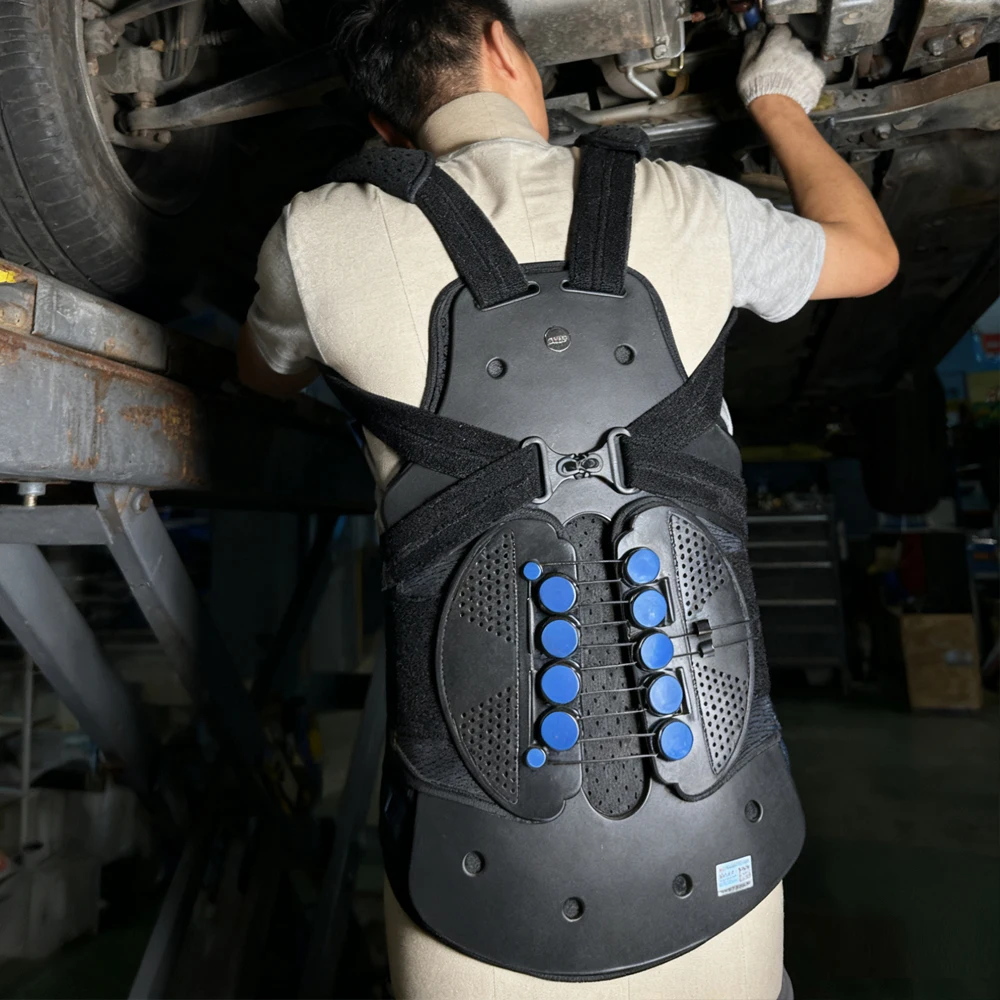 

1 шт. торакальный бандаж для всей спины - торакальный поясничный сакральный ортопедический, для предварительной или после операции с жесткой поясничной поддержкой для мужчин и женщин