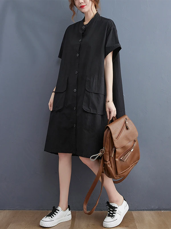 Sommer Neue plus Größe Lose Midi Dr Frauen Faion Agel irt Dr Künstlerische Sle Baumwolle Mischung A-linie Rock Single But...