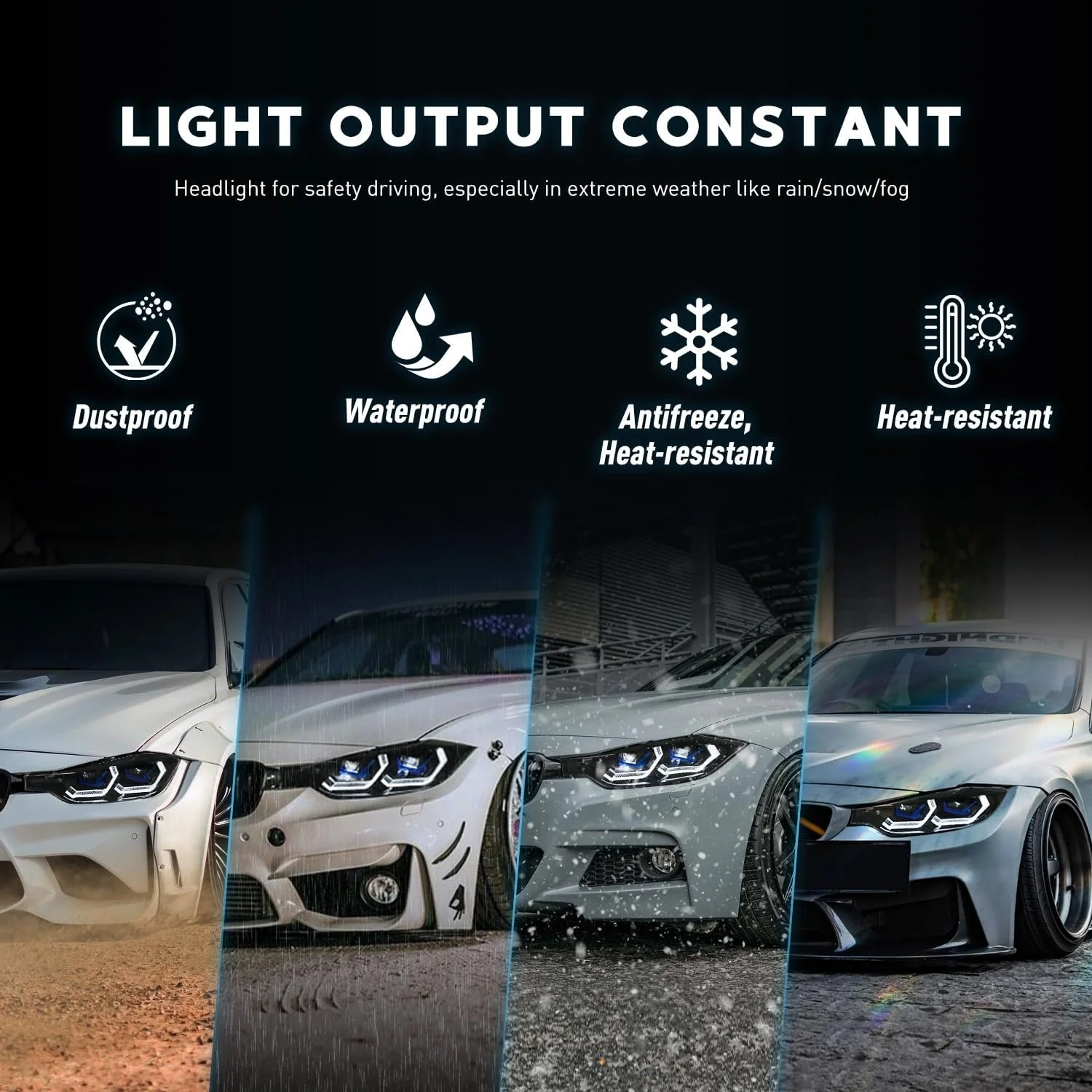 مقاوم للماء الخدمة الطويلة في الحياة زينون المصابيح الأمامية لسيارات BMW F30 F31 320i 328i 330i 340i 3 Series 2013 2014 2015 2016 2017 2018 #3