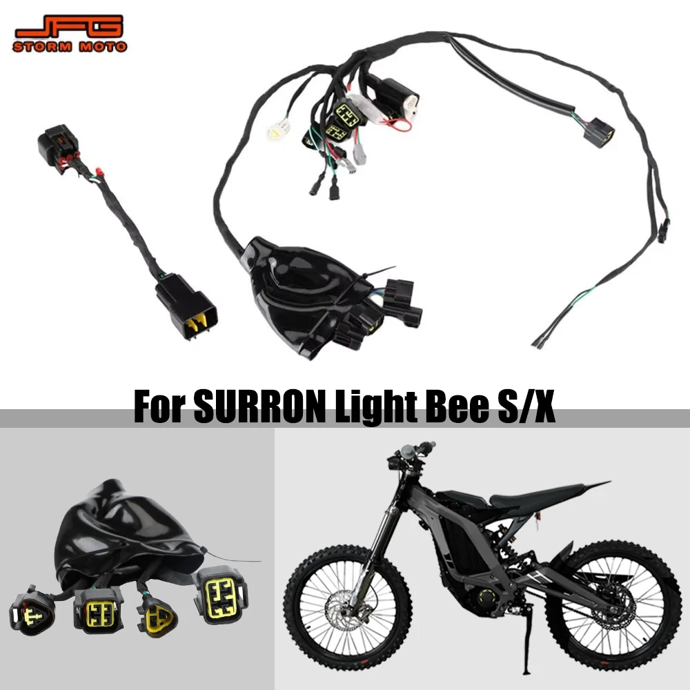 Motorcycles Vehicle Wiring Harness Fault Detection Line Replacement Parts For SURRON Surron S/X Motocross Electric Dirt Pit Bike