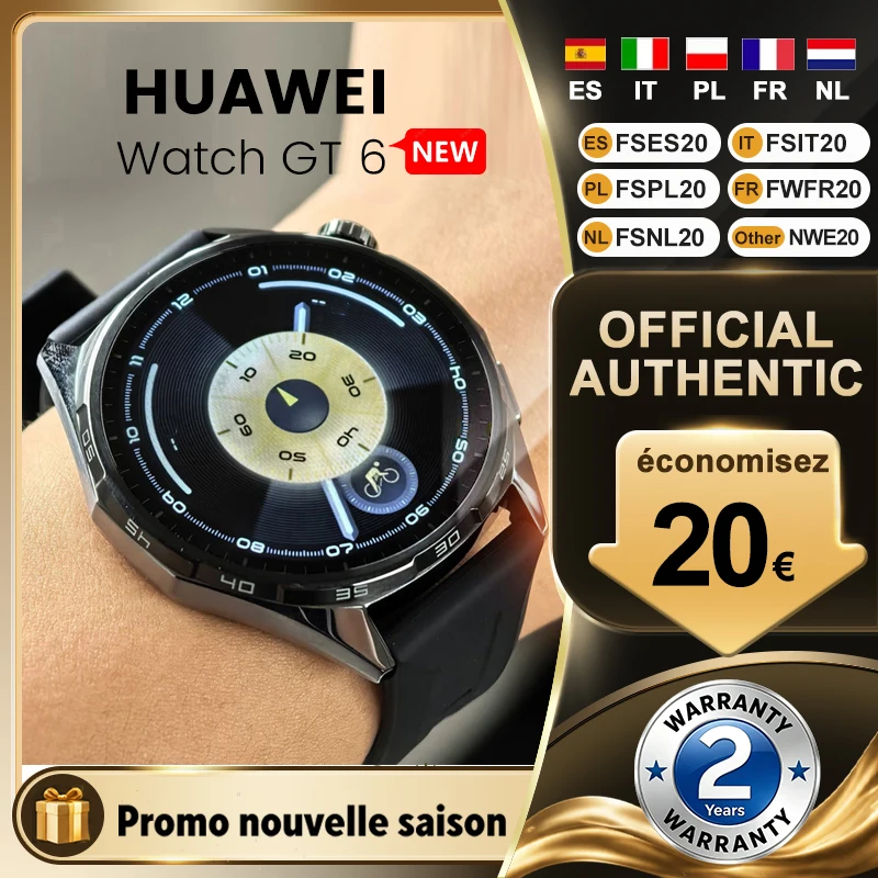 Nuevo Reloj Inteligente Huawei WATCH GT6 de 46 mm