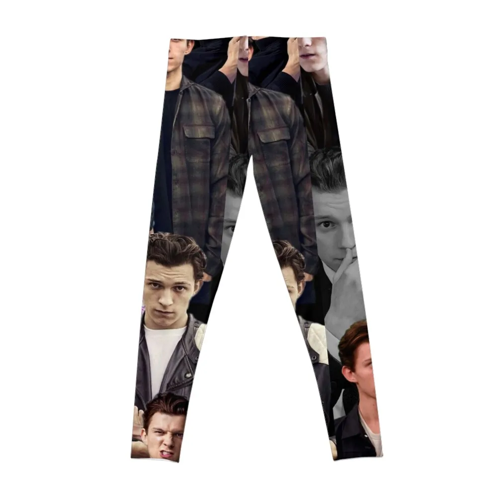 Tom Holland Collage Leggings Sports pants woman Women's gym push up legging Legging sport Womens Leggings