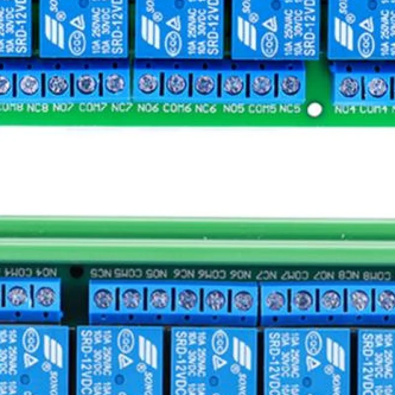 

16 Channel DC 12V RS485 Relay Board RS485 Relay Module PLC Controller Serial Port Switch for PLC PTZ Camera Motor LED