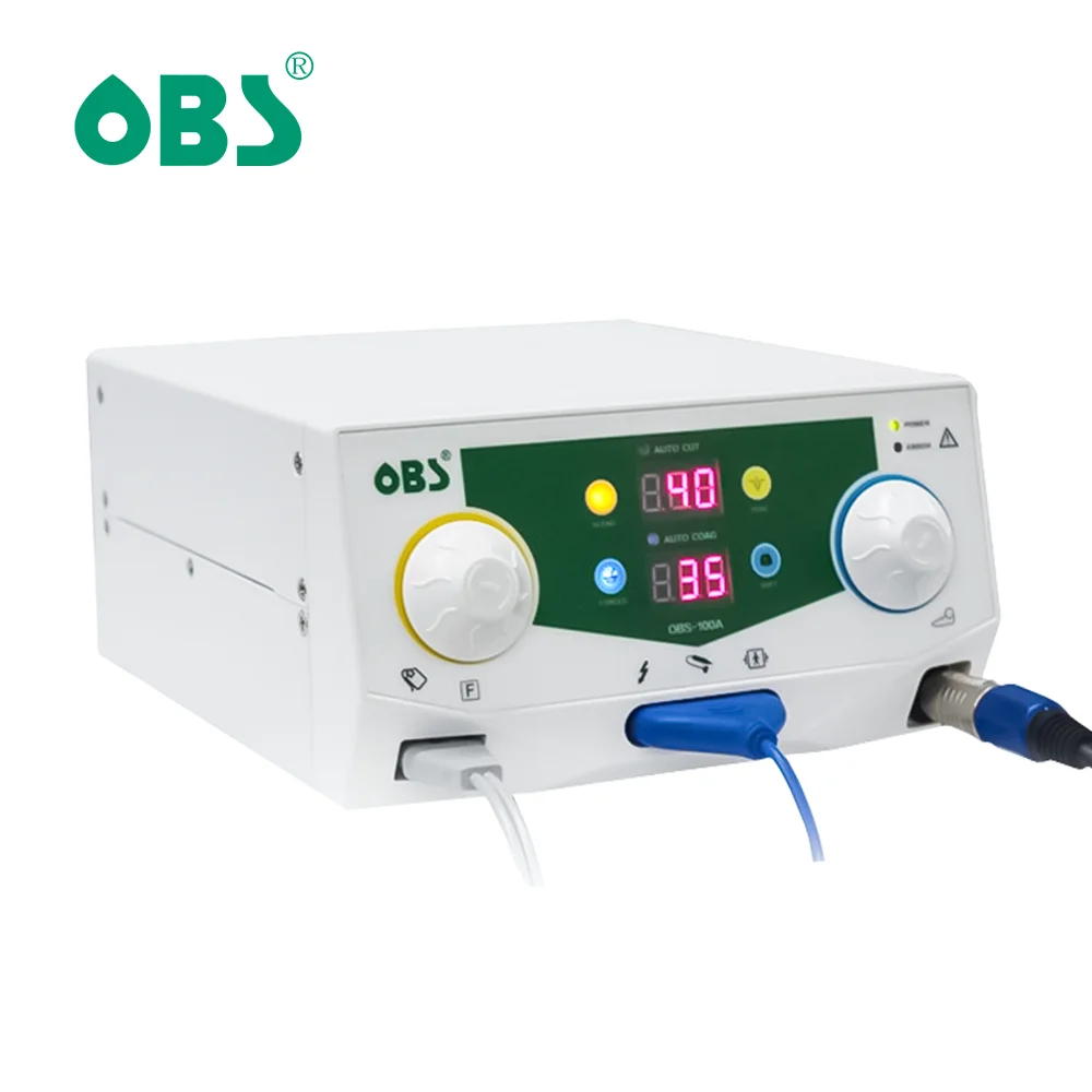 High Frequency Electrosurgical Unit  100A 100W Portable Medical Dental Electrosurgical Unit for General Surgery