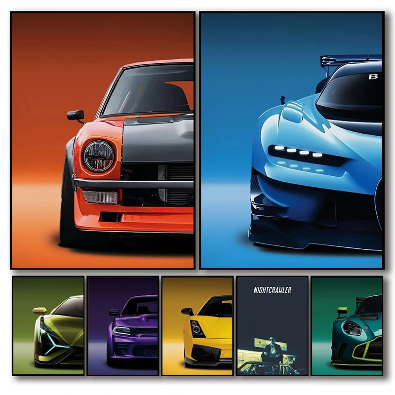 Photography Close Up - Fashion Supercar Cool Poster Enthusiasts Luxury