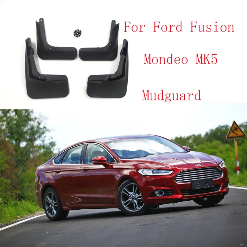 4 PCS Anti-splash Mud Flap Car Mudguard  Car Mudguards Guard Splash Flap Fender Accessories For Ford Mondeo Fusion MK5 2013~2022