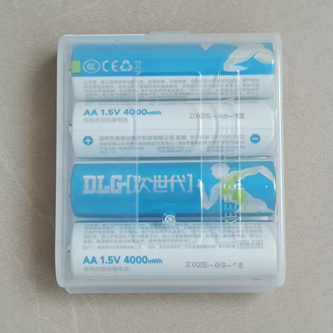Applicable to the next generation No. 5 4000mWh 1.5V rechargeable, constant voltage, lithium battery starting from 8 pieces