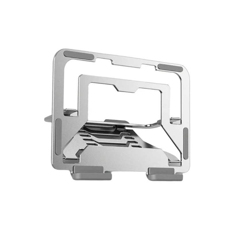 Elevador para computadora portátil, mejora ventilación Soporte plegable con estructura gruesa y base estable
