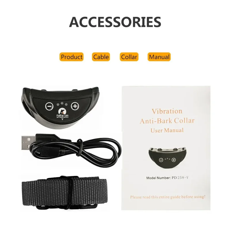 

Dog Bark Collar,Rechargeable Anti-Bark Collar For Dog Stop Barking,Dog Vibration Training Collar For Small,Medium Dogs