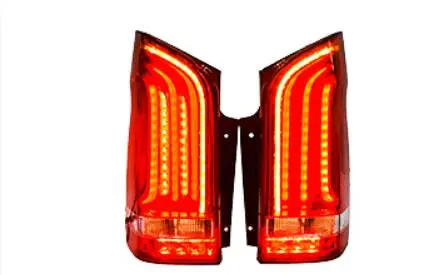 One Set Car Styling LED Tail Lamp For Tail Lights Vito Taillight V250 V260 2016~2018year Car Accessories For Vito Rear Light